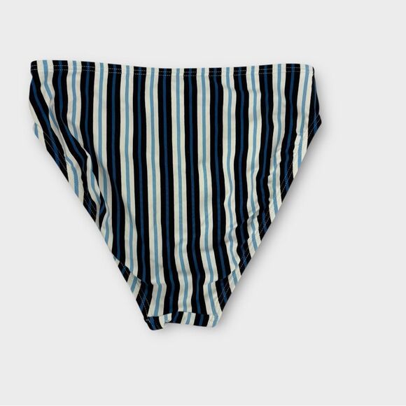 Michael Kors 2-Piece Bikini Set High Waist Bottoms & Bandeau Top in Stripe XS/M - Picture 10 of 10